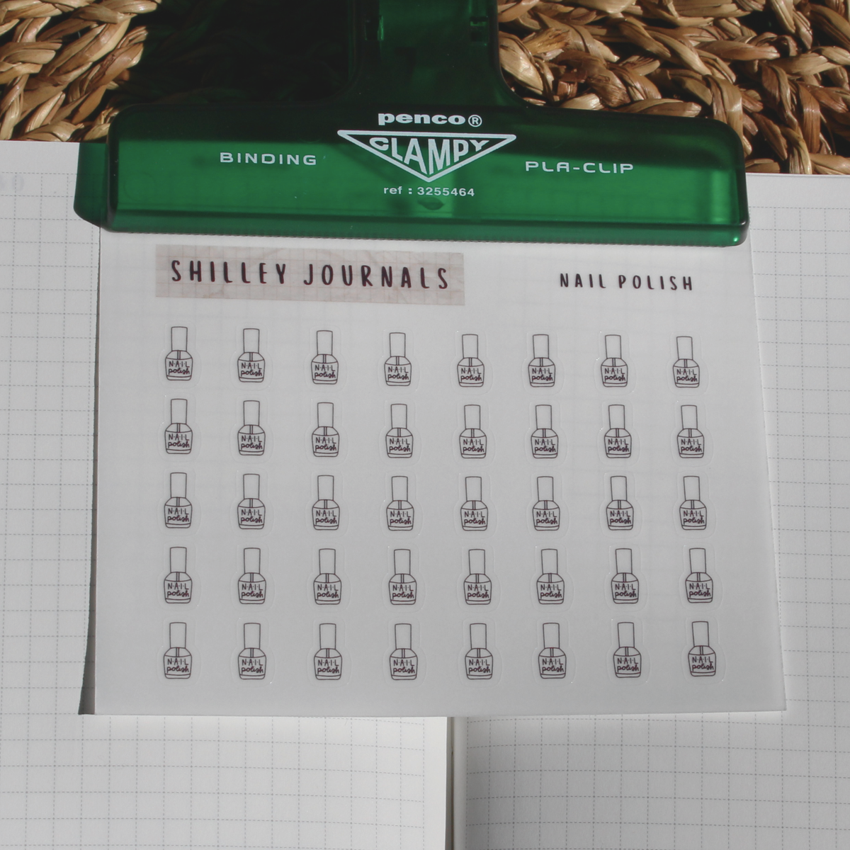 Nail Polish Icon Stickers