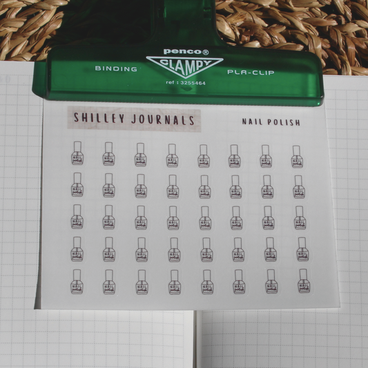 Nail Polish Icon Stickers