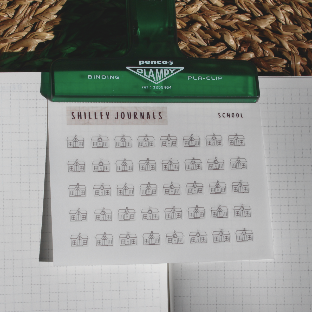 School Icon Stickers